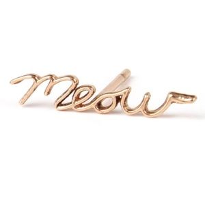 Catbird cats meow stud